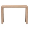 bali & pari Colandra Modern Bohemian Natural Brown Jute and Wood Console Table - 3 of 4