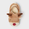 Toddler Reindeer Scuff Slippers - Wondershop™ Brown - 3 of 3