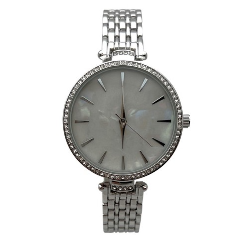 Delicate silver outlet watch