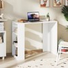 Tangkula 36" Compact Writing Desk w/ 3 Open Shelves Freestanding Anti-tipping Kit - 4 of 4