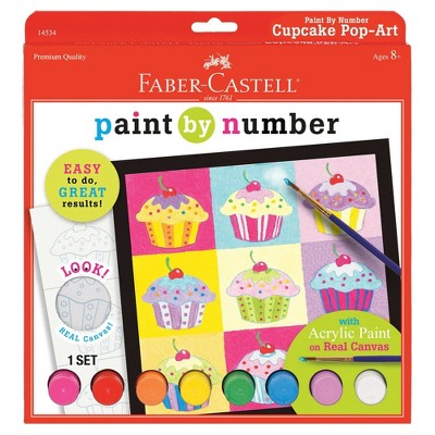 Faber-Castell Paint by Number - Cupcake Pop-Art