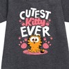 - Garfield - Cutest Kitty Ever Graphic Short Sleeve Fleece Dress - 2 of 3
