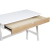 NicBex Writing Desk Stylish Home Office Desks with Single Full Extension Spacious Drawer for Office, Study - 3 of 4