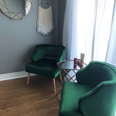 Emerald green best sale chair target