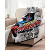 Northwest Spider-Man Micro Raschel Throw Blanket, 46" x 60", Old School Spidey Multicolored - 2 of 4