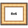 PosterPalooza | Photo Size Traditional Gold Picture Frame - UV Acrylic, Foam Board Backing, Hanging Hardware - 2 of 4