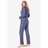 Jessica London Women's Plus Size 2-Piece Stretch Crepe Single-Breasted Pantsuit - 4 of 4