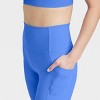 Women's Dynamic Flex High-Rise Pocketed 7/8 Leggings - All In Motion™ Royal Blue - 4 of 4