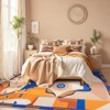 Lahome GST Contemporary Bohemian Abstract Short Pile Velvet Rectangular Indoor Area Rug - 3 of 4