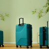 Dexmalle 3 Piece double spinner 8 wheels Suitcase with TSA Lock - 3 of 4