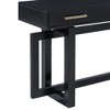 NicBex 57" Modern Console Table with 3 Drawers, Extra Long Side Table with Interlocking Base, Entryway Table for Living Room, Entryway - 2 of 4