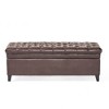 PAGED 50" Storage Ottoman Bench,Tufted End of Bed Bench with Lift Top,Ottoman with Storange for Living Room,Entryway - 2 of 4