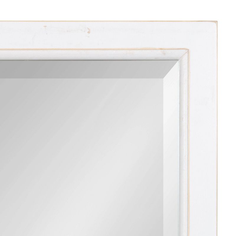 18&#34; x 24&#34; Hogan Wood Framed Decorative Wall Mirror White - Kate &#38; Laurel All Things Decor, 4 of 9