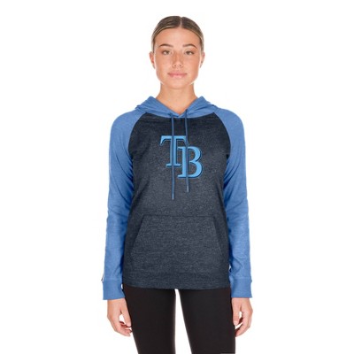 MLB Tampa Bay Rays Women's Lightweight Hooded Sweatshirt