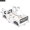 Kumasinova Car-Shaped Twin/Full Size Bed Frame,Wood Twin/Full Bed Frame with Headboard,Bed Frame Twin/Full for Kids,Boys&Girls - 2 of 4