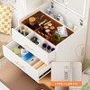 PAGED Small Vanity Desk with Mirror Dressing Table with Chair, Drawers for Bedroom, Dressing Room, Bathroom - 4 of 4