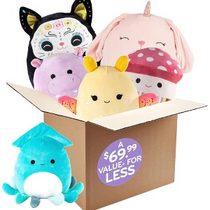 Squishmallows Mystery Two 10" & One 12" 3-Squish Christmas Value Pack- Collectible Squishy Stuffed Animal Toy- Holiday Gift Set for Kids, Girls & Boys - 1 of 4