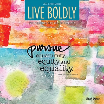 2022 Square Calendar Live Boldly - BrownTrout Publishers Inc