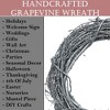 Kraft Lane: 18" Painted Grapevine Wreath - Glitter Silver - DIY Craft Projects - 3 of 4