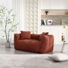 CAVINAS Soft Beanbag Chair, Comfortable Square Recliner Sofa with High Resilience Foam Core, Convenient Handle Design and Armrests - 4 of 4