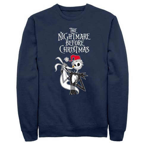 Disney Nightmare Before Christmas Men's Christmas Sweater with Long  Sleeves, Sizes S-3XL 