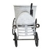 Tractor White Metal Planter - Foreside Home & Garden - 3 of 4