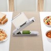 VEVOR Vegetable Chopper, Food Veggie Cutter with 3 Stainless Steel Blades, Onion Slicer with Container, Silver - 2 of 4