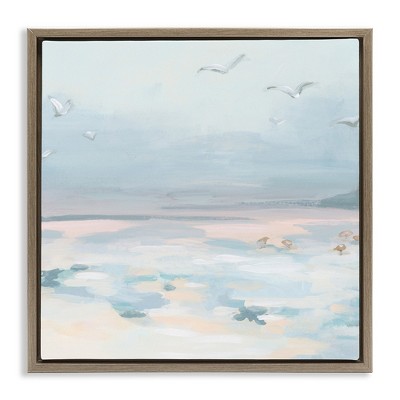 Stupell Industries Pastel Coastal Landscape, 25" x 25"