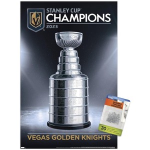 Trends International NHL Vegas Golden Knights - 2023 Stanley Cup Team Logo Unframed Wall Poster Prints - 1 of 4