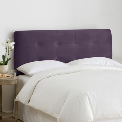 Dolce Microsuede Headboard - Premier Purple - Twin - Skyline Furniture