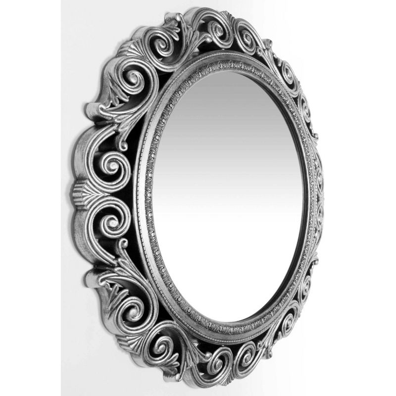 22&#34; Round Wall Mirror Antique Silver - Infinity Instruments, 4 of 12