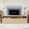 70in TV Stand for TVs up to 80", Mid Century Modern Entertainment Center with Drawer, TV Console Media Cabinet for Living Room, Bedroom - 4 of 4