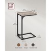 VASAGLE C-Shaped End Table, Small Side Table for Couch, Sofa Table with Metal Frame for Living Room, Bedroom, Bedside - 4 of 4