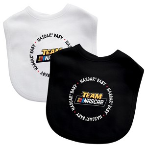 BabyFanatic Officially Licensed Unisex Baby Bibs 2 Pack - NASCAR - 1 of 4