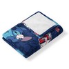 MLB Strike Stitch Hugger Pillow & Silk Touch Throw Blanket Set 40x50 Inches - 4 of 4