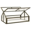 vidaXL Greenhouse Gray 44.8"x31.4"x19.6" Firwood - 2 of 4