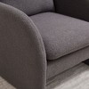 NicBex Modern Accent Chair Armchair Upholstered Living Room Chair Lounge Chair for Reading Room, Bedroom, Office - 4 of 4