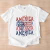 Simply Sage Market America Coquette Bow Garment Dyed Tee - 3 of 4