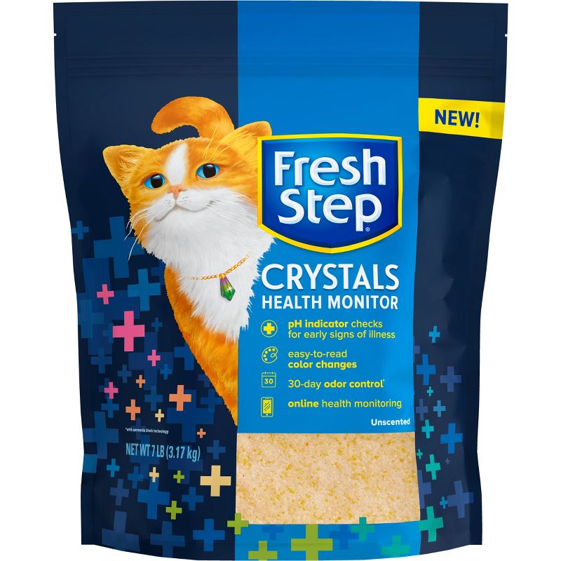 Fresh Step Crystals Health Monitor Cat Litter - 7lbs, 3 of 17