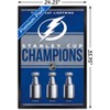 Trends International NHL Tampa Bay Lightning - Champions 23 Framed Wall Poster Prints - 3 of 4