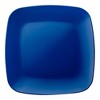 Smarty Had A Party 8.5" Blue Flat Rounded Square Plastic Buffet Plates - 120 pcs - 2 of 4