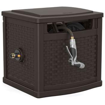 All-in-One Retractable Hose Reel Box with Hose and Nozzle - Black – IRIS  USA, Inc.