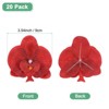 Unique Bargains Silk Plastic Durable Handcrafted Artificial Orchid Flower Heads 20 Pcs - 3 of 4