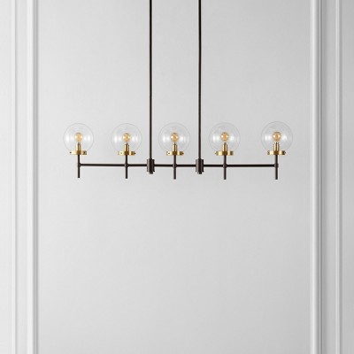 Mylah 5-Light Oil Rubbed Bronze Glass Globe Pendant