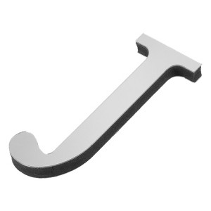 Unique Bargains Home Decoration Self-Adhesive 3D Acrylic Alphabet Mirror Wall Stickers - 1 of 3