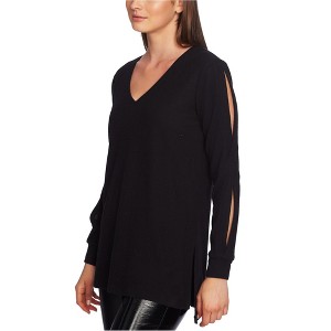 1.STATE Womens Slitted Sleeve Pullover Sweater - 1 of 1