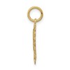 Black Bow Jewelry 14k Yellow Gold 50 in a Heart Charm or Pendant, 15mm - 2 of 4