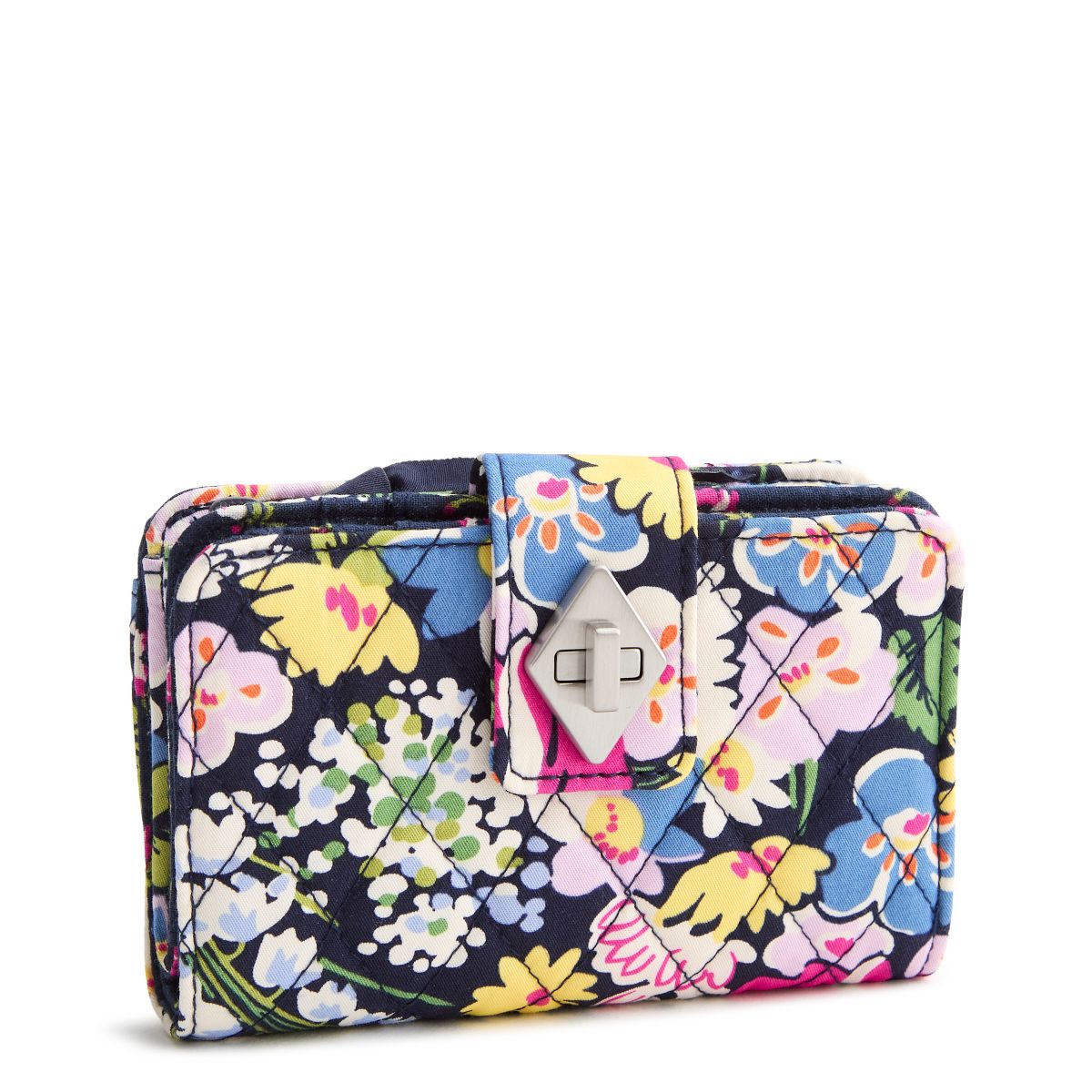 Vera Bradley Women's Premium Cotton Small Turnlock Wallet - thumbnail 7