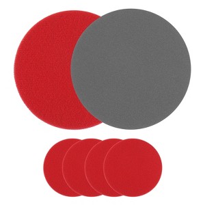 Unique Bargains Sanding Polishing Bowling Pads for Different Texture Balls 6 Pcs - 1 of 4