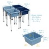ECR4Kids 4-Station Sand and Water Adjustable Play Table - 2 of 4